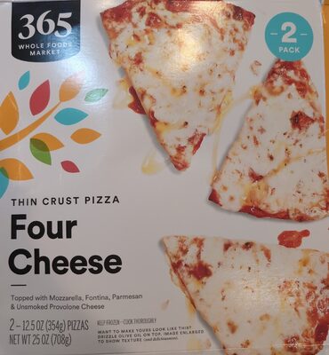 Four Cheese Thin Crust Pizza