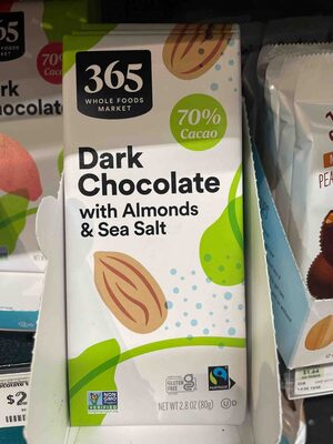 Dark Chocolate With Almonds & Sea Salt