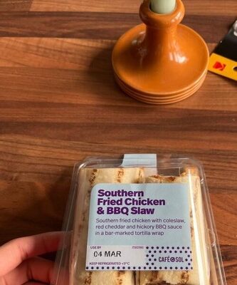 Southern Fried Chicken and bbq slaw