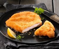 Wiener Schnitzel vom Schwein mit 8% Flüssigwürzung