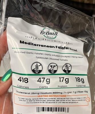 Mediterranean Falafel Bowl