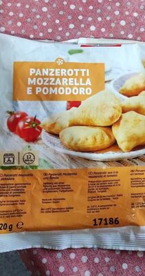 Panzerotti mozzarella e pomodoro front packaging