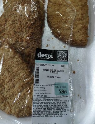 Cordon bleu de volaille a poeler