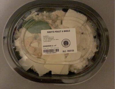 Risotto poulet & basilic
