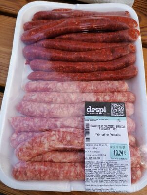 Assortiment saucisses barbecue à griller