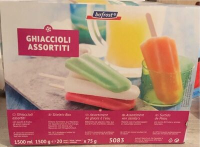 ghiaccioli assortiti