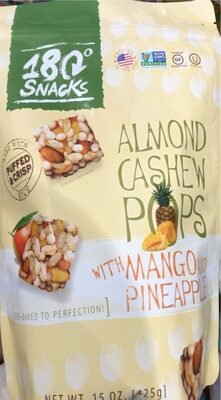 Almond Cashew Pops W/ Mango & Pineapple