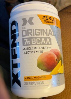 The Original 7g BCAA Mango Madness front packaging