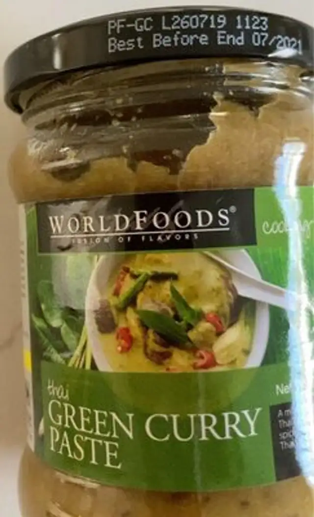Thai Green Curry Paste front packaging