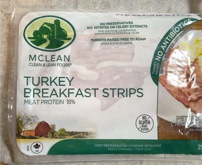 Turkey Breakfast Strips front packaging