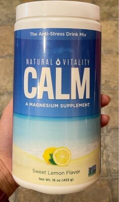 Calm Sweet Lemon front packaging
