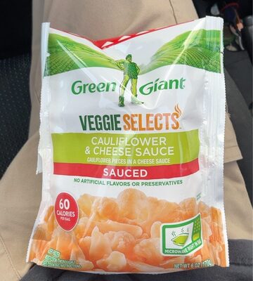 Green giant Veggies Alex cauliflower and cheese sauce