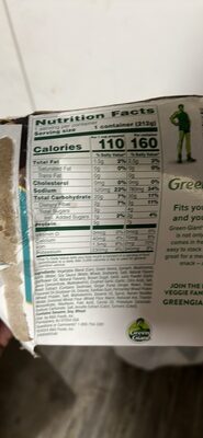VEGGIE RAMEN Garlic Soy Flavored nutrition facts table