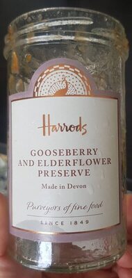 Gooseberry and elderflower preserve