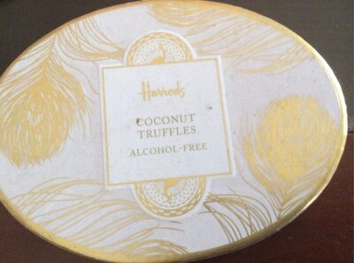 Coconut truffles front packaging