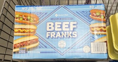 Fully cooked beef franks