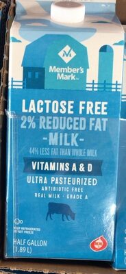 2% Lactose Free Milk
