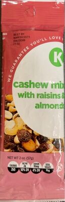 Cashew mix with raisins & almonds