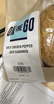 Spicy Chicken pepper jack sandwich