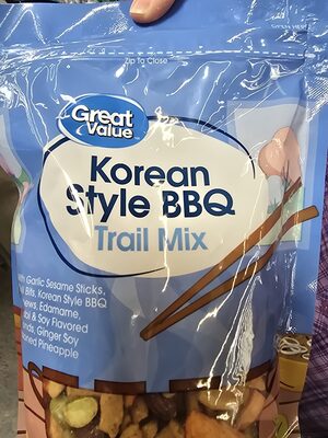 Korean style bbq trail mix