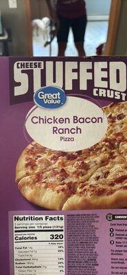 Chicken Bacon Ranch Pizza
