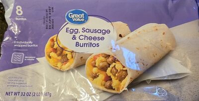 Egg, Sausage, and Cheese Burrito
