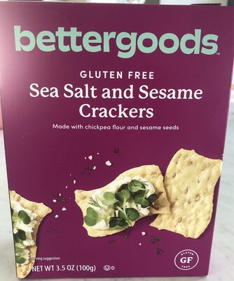 Sea Salt and Sesame Crackers