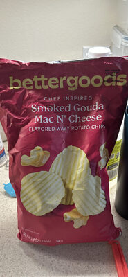 Smoked Gouda Mac N' Cheese Flavored Wavy Potato Chips