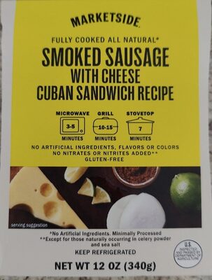 Smoked Sausage with Cheese Cuban Sandwitch Recipe