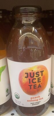 peach oolong tea front packaging