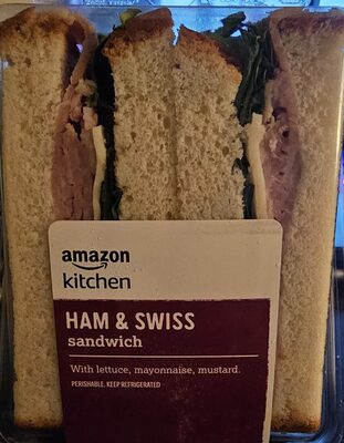 Ham And Swiss Sandwich front packaging