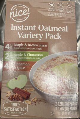 Instant Oatmeal Variety Pack