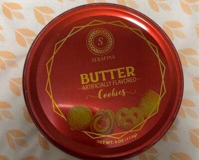 Butter cookies front packaging