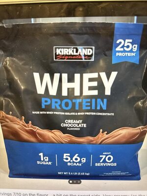 Whey Protein Creamy Chocolate Flavored
