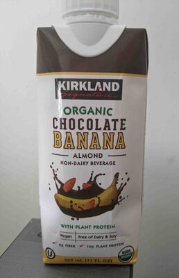Organic  Chocolate Banana Almond non-dairy Beverage