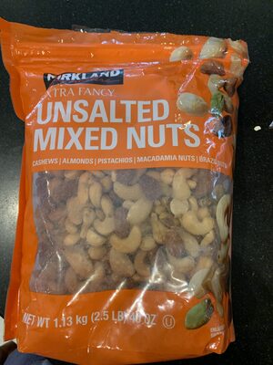 Unsalted Mixed Nuts