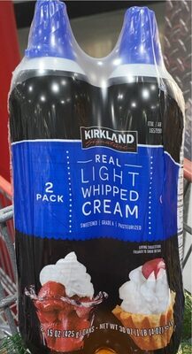 Light whipped cream
