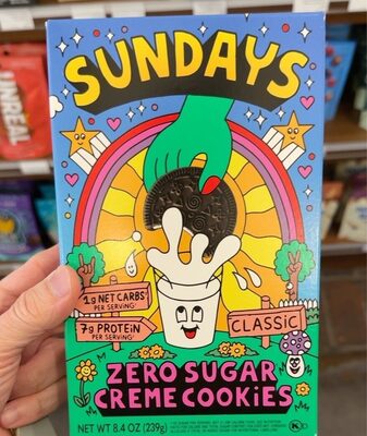 Zero Sugar Creme Cookies