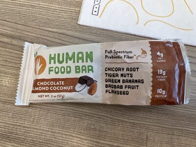 Chocolate Almond Coconut front packaging