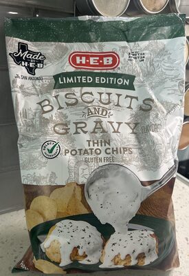 HEB Biscuits and Gravy Thin Potato Chips