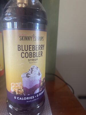 Blueberry Cobbler Syrup