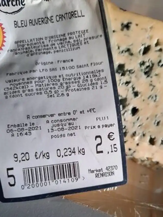 Bleu Auvergne Cantorell