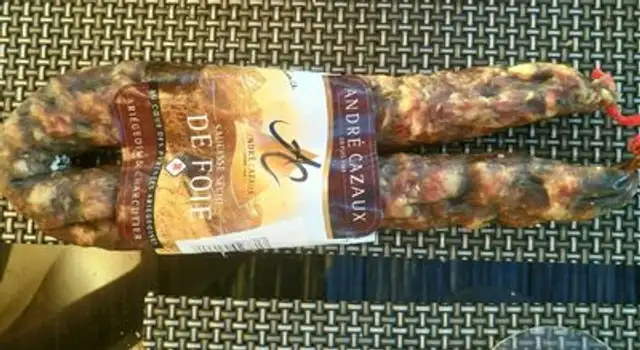Saucisse sèche de foie
