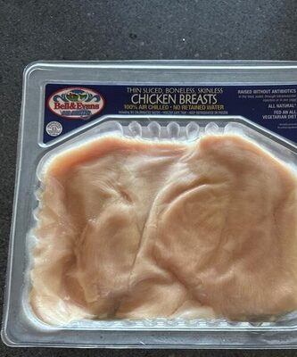 Chicken Breasts: Thin Sliced, Boneless, Skinless