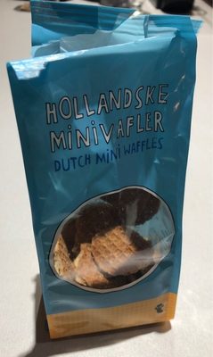 Dutch mini waffles front packaging