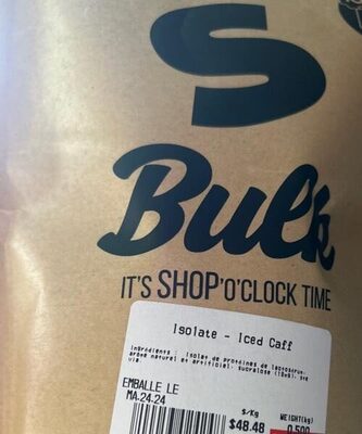 Poudre protéine café