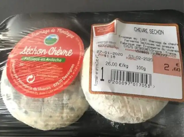 Sechon Chèvre front packaging