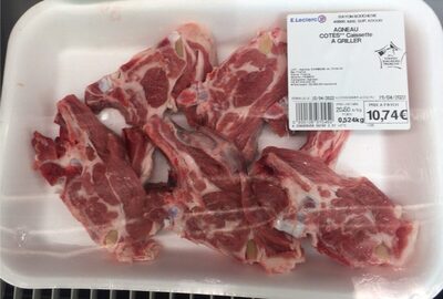 Agneau cotes caisette a griller