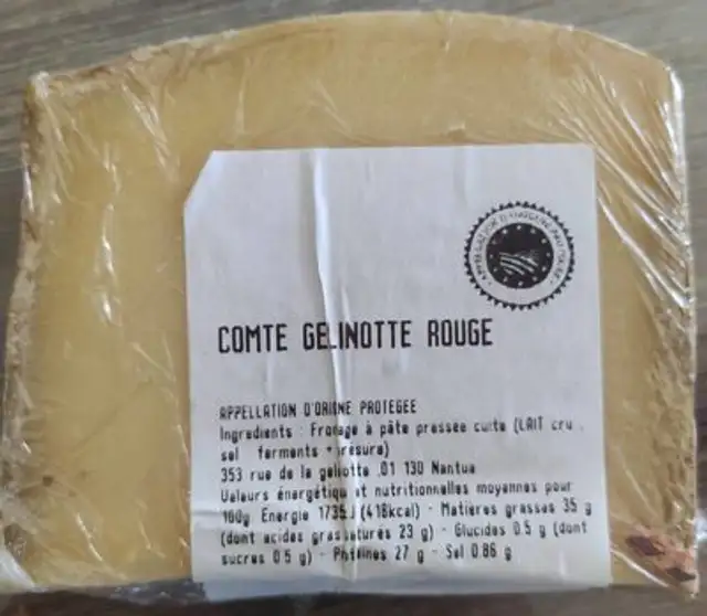 Comte Gélinotte rouge