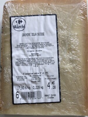 Gruyère doux Suisse